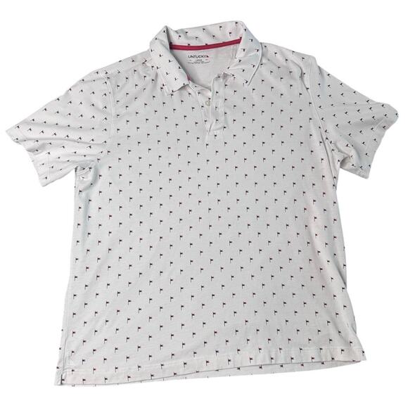 UNTUCKit Other - Untuckit Pourret Mens Short Sleeve Polo Size Large